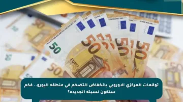 توقعات المركزي الأوروبي بانخفاض التضخم في منطقة اليورو.. فكم ستكون نسبته الجديدة؟